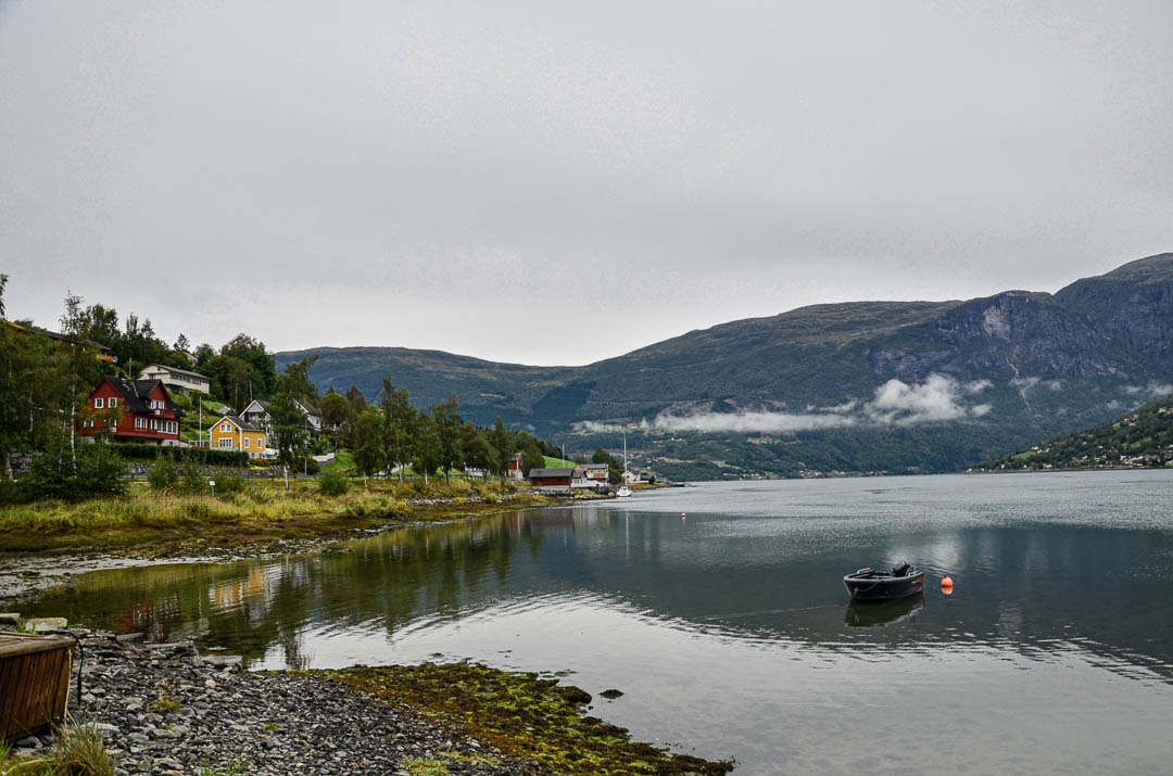 Fjord-in-Norway-with-boat